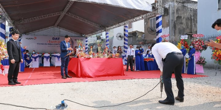 Dịch vụ tổ chức khởi công tại Thanh Hoá